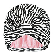 Turban Shower Cap - Zebra