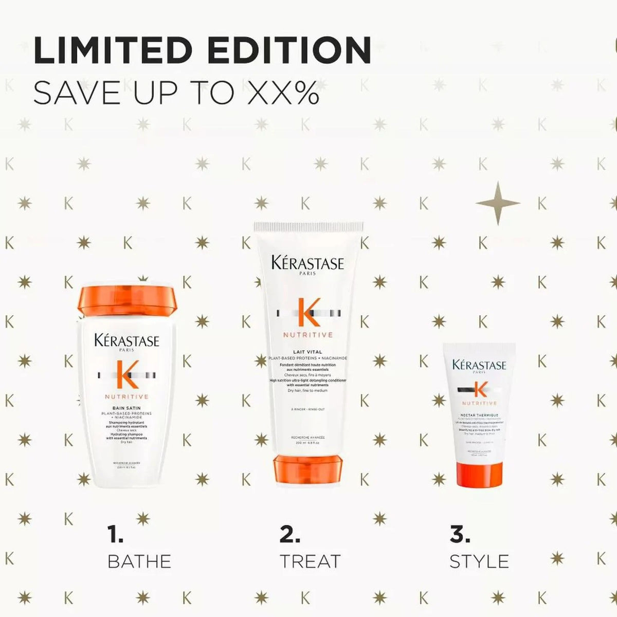 Kérastase Gift Pack - Trio - Nutritive - Holiday Set - 2026 Collection