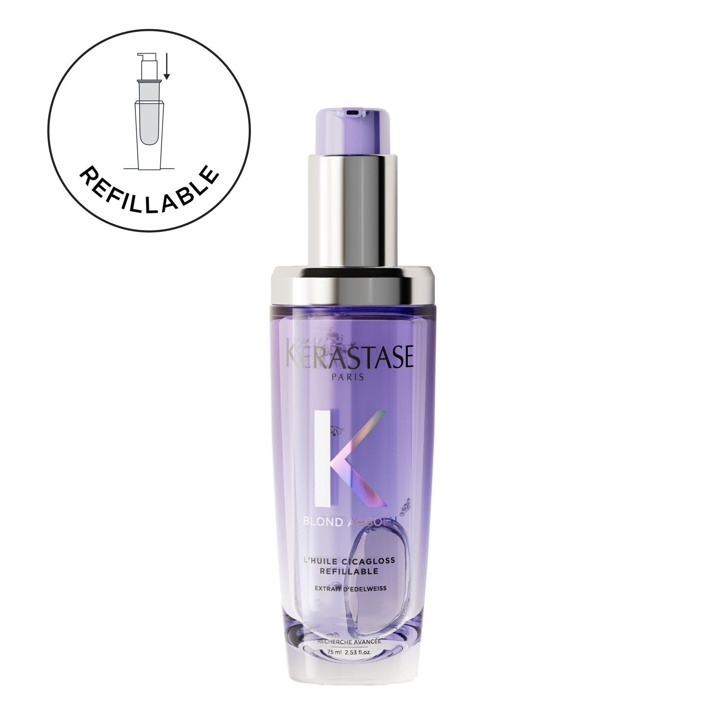 Kerastase Blond Absolu L'Huile Cicagloss Refillable - 75mL