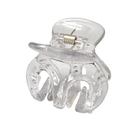 Small Hair Clip - Glossy Clear