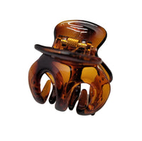 Small Hair Clip - Glossy Rust