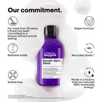 L'Oréal Professionnel Serie Expert Keratin Alpha Sleek Shampoo 300ml