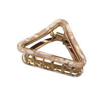 Trigon Hair Clip - Beige